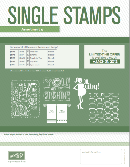 Single Stamps Assortment 4